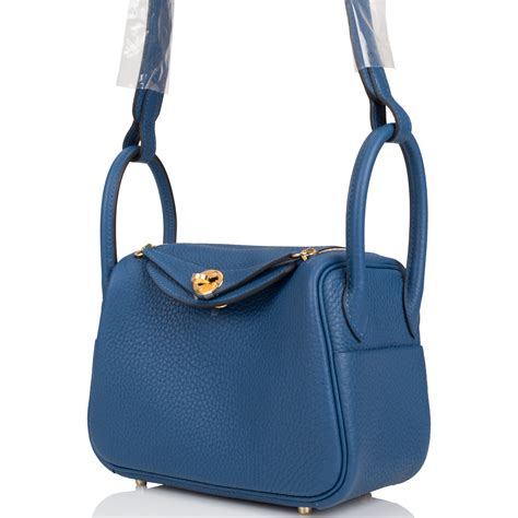 hermes blue lindy|hermes mini lindy.